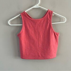 Zella Girls' Pink cropped Tank Top